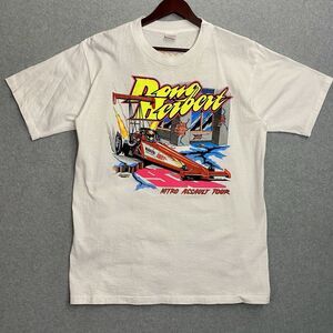 Vintage Doug Herbert Nitro Assault Tour Drag Racing T-Shirt L USA 90s Hugger